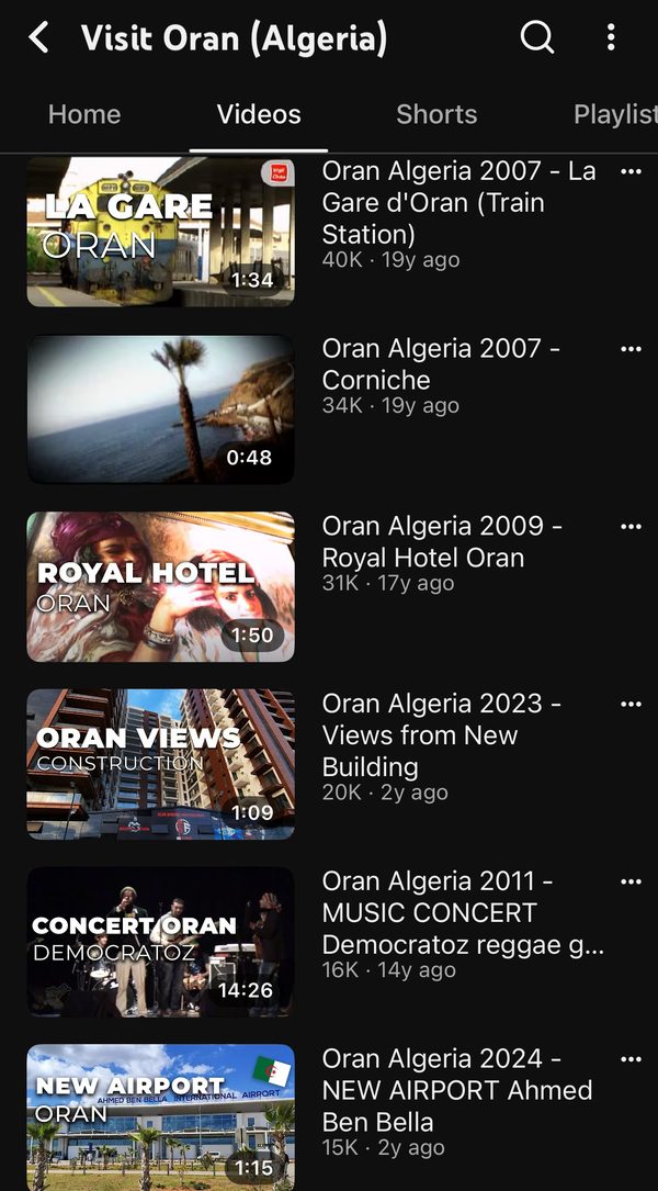 D'autres vidéos de la chaîne, de 2007 à 2024